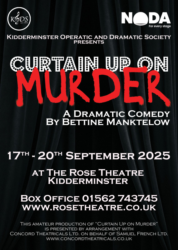 CURTAIN UP ON MURDER