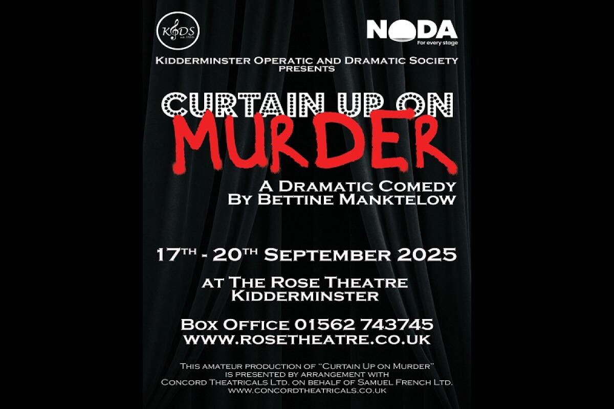 CURTAIN UP ON MURDER 